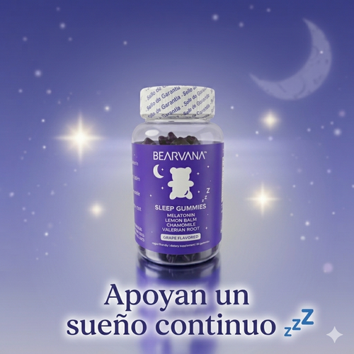 BEARVANA GOMITAS PARA DORMIR X 60 UNDS